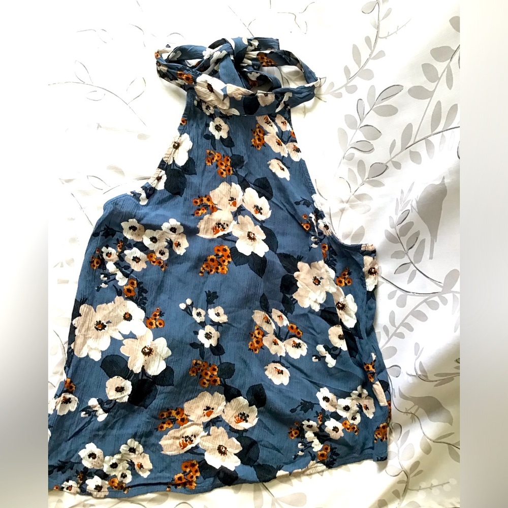 American Eagle Halter Floral Top